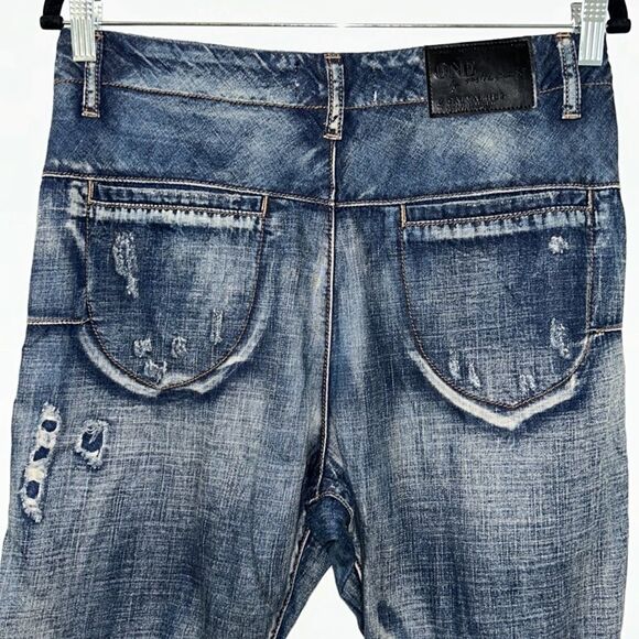 One Teaspoon Distressed Ripped Lightweight Jeans(Size 26) - Picture 7 of 10